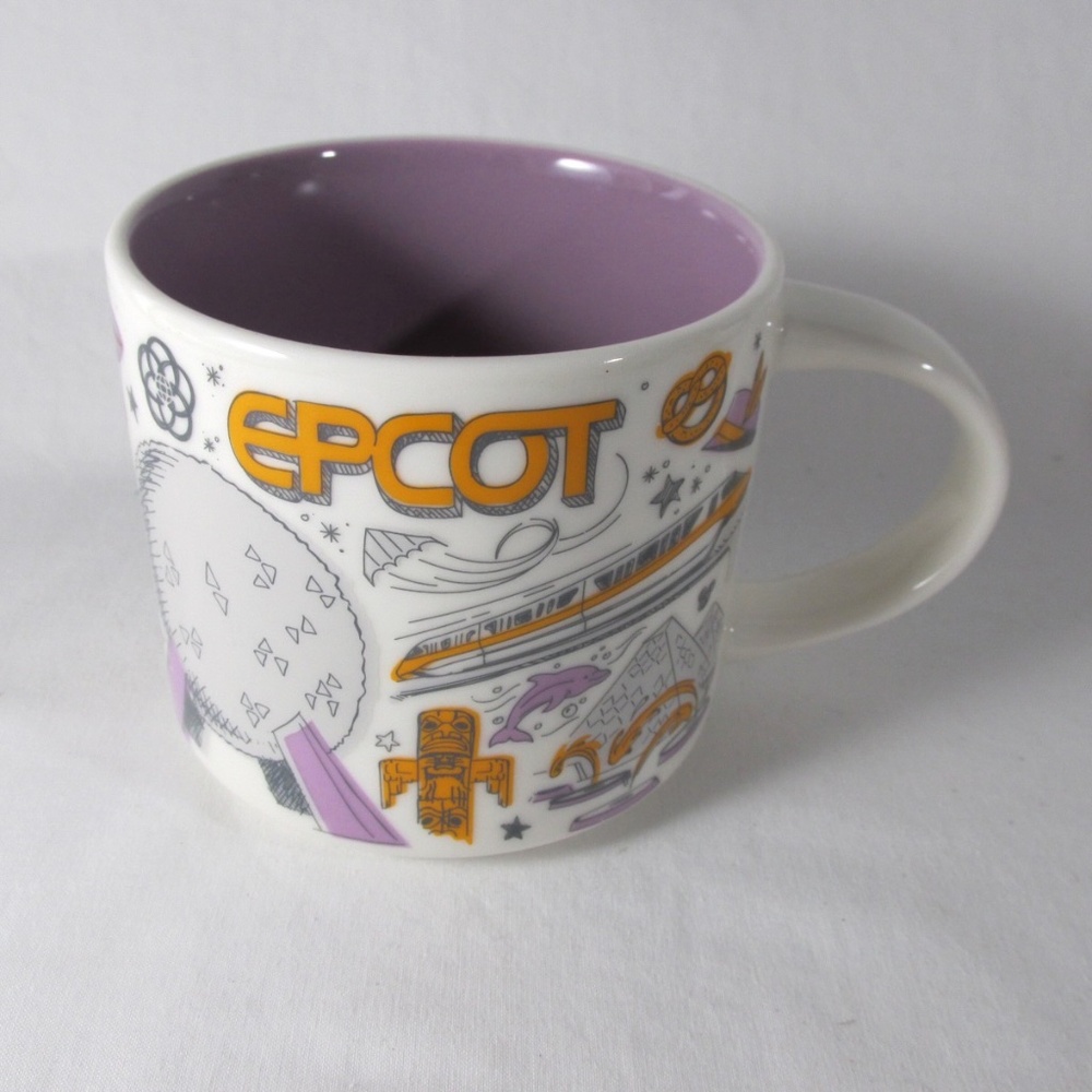 Starbucks Coffee Mug Disney Parks Epcot Been There Series Pin Drop Collection